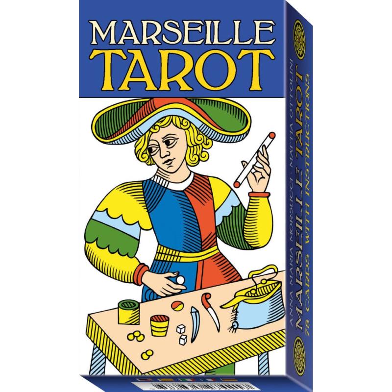 Tarot de Marseille - Blue (Multi Idioma) Anna Maria Morsucci, ilustraciones de Mattia Ottolini  (SCA)