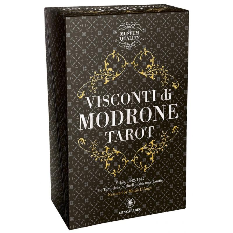 Tarot Visconti di Modrone (IT,EN) (89 Cartas)(SCA) (M.Dauge Impresion Oro y plata)