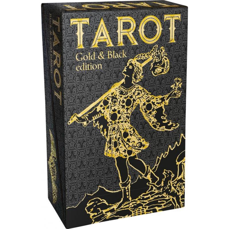Tarot Gold & Black Edition Arthur Edward Waite (Pamela Colman Smitht) (Multi-Idioma)( Impresion en Papel de Oro) (SCA) 