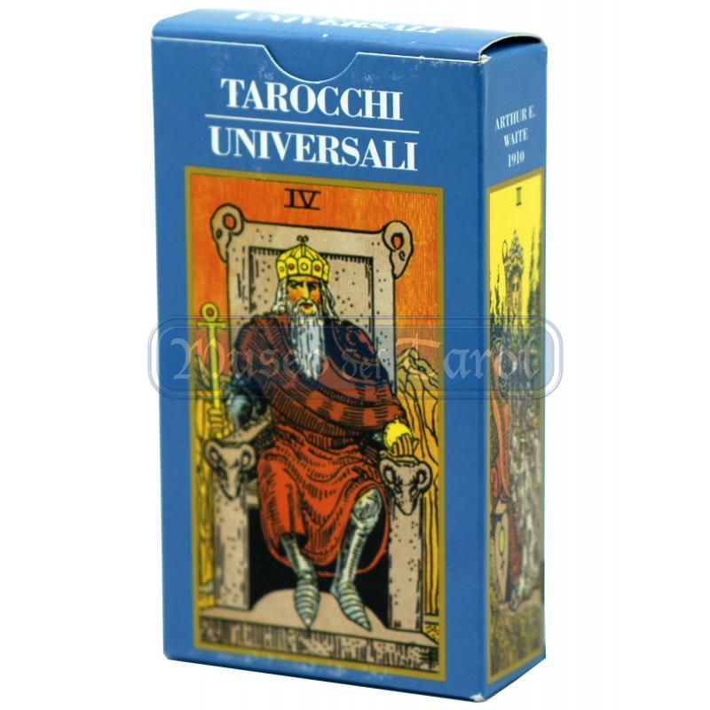Tarot Tarocchi Universali - Rider - Arthur E. Waite 190 (IT-ES-FR-PT) (Orbis) (2001) Azul