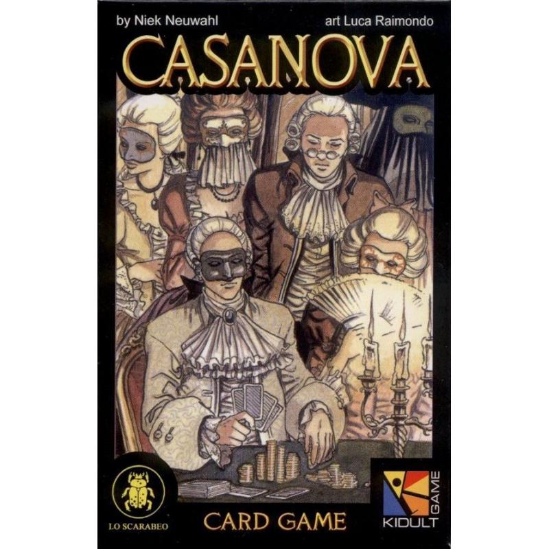 Juego de Mesa Casanova card game by Niek Neuwahl Art Luca Raimondo (SCA) (Kidult Game)  (IT, SP, FR, GR, HO)