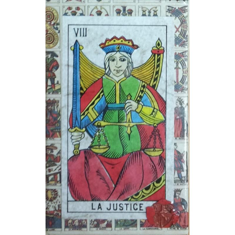 Tarot Coleccion Classico Tarocco di Marsiglia (FR) (Sello lacre) (Caja de carton con tapa) (Numerado 2500) (Meneghello)
