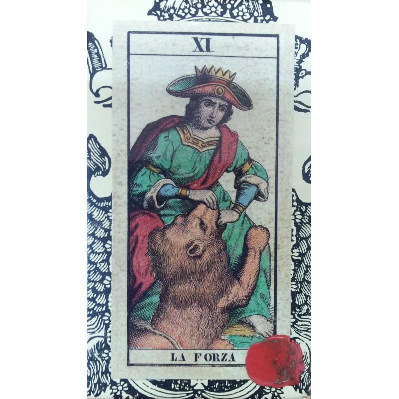 Tarot coleccion Tarocco Italiano (Gioco Di Tarocchi Italiano Milano, 1845) - Il Meneghello - Edicion limitada 2500 unds - 1985 (IT) (Caja carton con tapa) (Meneghello)