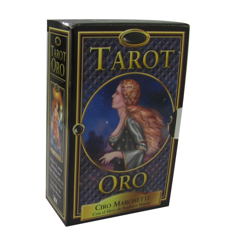 Tarot coleccion Oro - Ciro Marchetti - Libro Barbara Moore (Set) (ES) (Tomo) (2007) (FT)