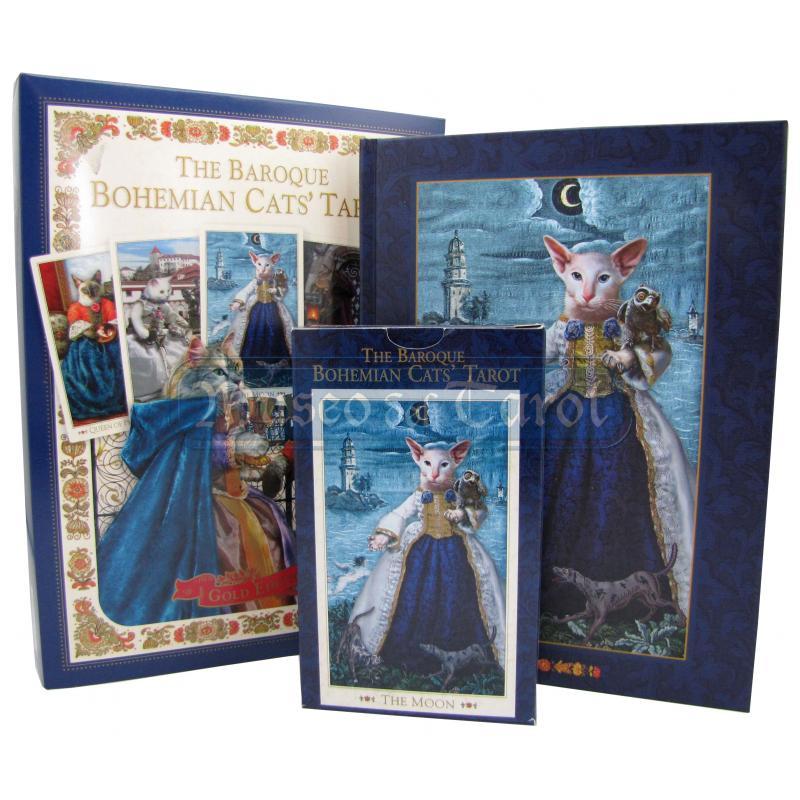 Tarot coleccion The Baroque Bohemian CatÃÂ´s - Alex Ukolov and Karen Mahony (Edicion Oro) (Set - Block Cubierta dura ilustrada + Tarot) (EN) (Autografiado) (Numerado y Limitado 500) 06/17(FT)