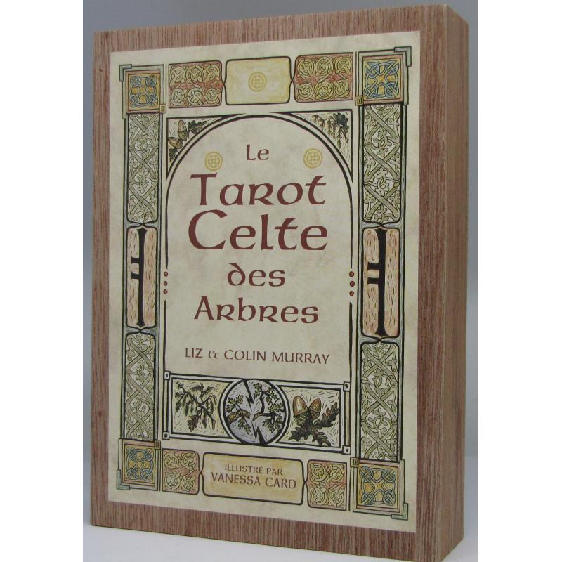 Oraculo coleccion Le Tarot celte des arbres - Liz & Colin Murray (Set + Block + 25 Cartas) (Caja Madera) (FR) (Courrier du Livre) (2001) (FT)