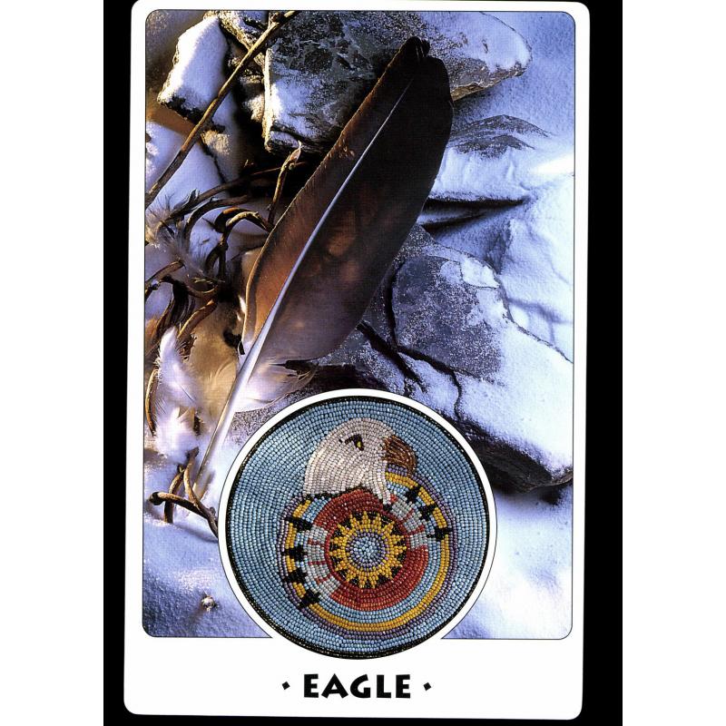 Tarot coleccion White Eagle Medicine Wheel - Wa-Na-Nee-Che with Ealiana Harvey (Set - Libro + 46 Cartas) (EN) (Martins) (1997) 06/16
