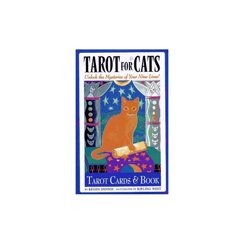 Tarot for Cats: Unlock the Mysteries of Your Nine Lives! - Regen Dennis & Kipling West - (EN) (1996) (B&M) 06/17