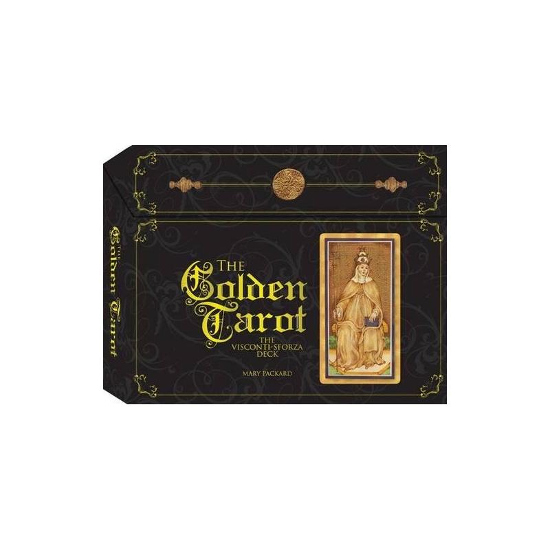 Tarot Coleccion The Golden Tarot - The Visconti-Sforza Deck - Mary Packard (SET) (RP) AMZ