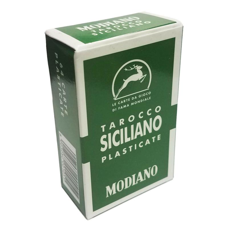 Oraculo Siciliano (64 Cartas) (2 EDICION) PLASTICATE (Italiano - Modiano) - Carta Aguila 25098