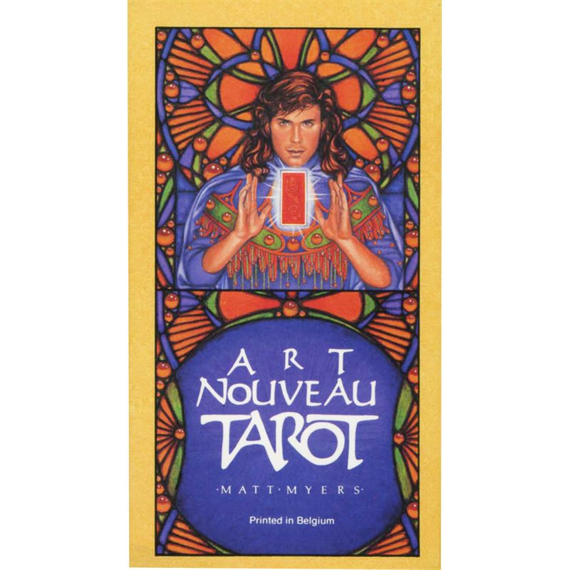 Tarot coleccion Art Nouveau Tarot deck - Matt Myers -1989 -  Printed in Belgium (EN)  (Instrucciones EN) (USG) (FT)