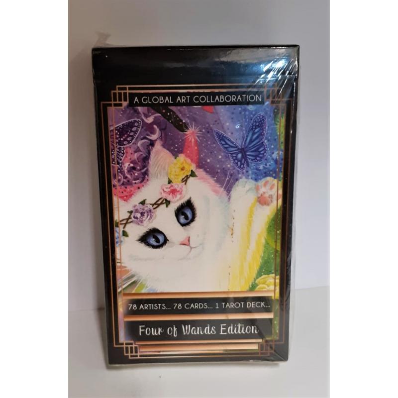 Tarot coleccion 78 Tarot - Four of Wands Edition (Gatos) (EN) (Artist Assembled)