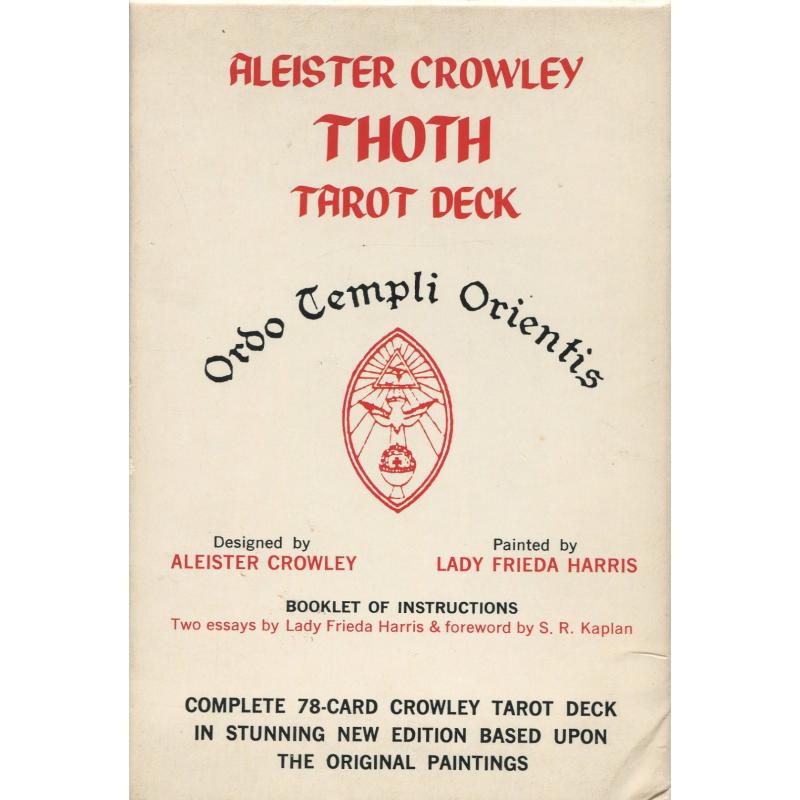 Tarot coleccion Aleister Crowley Thoth Tarot Deck - Samuel Weiser (1976) (EN) (Ordo Templi Orientis) (Cartas 90x140 mm) 