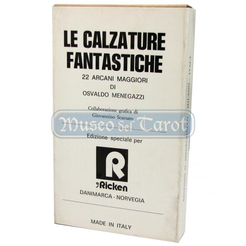 Tarot coleccion Le Calzature Fantastiche - Osvaldo Menegazzi - Edicion Ricken  (22 Arcanos) (Limitada 1600 unidades) (1980) (Il Meneghello) (FT)