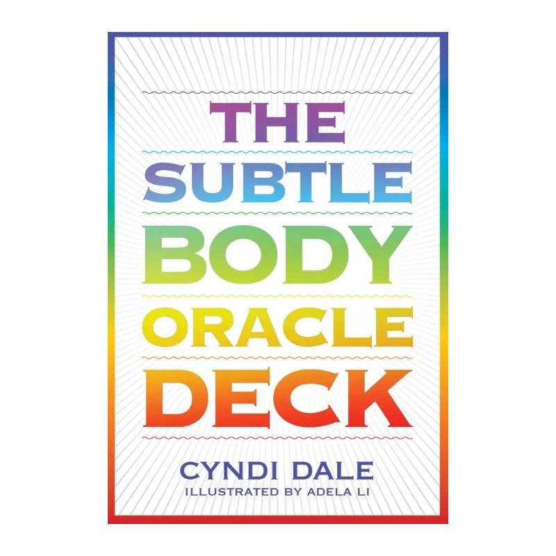 Oraculo The Subtle Body Oracle Deck - Cyndi Dale - Adela Li - US Games Systems