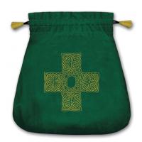 Bolsa Tarot Terciopelo Verde 20,5 x 20 cm (Motivo Cruz...