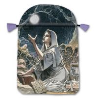 Bolsa Tarot Seda Luna Pagana 23 x 16 cm Rosa (Motivo...