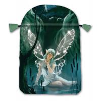 Bolsa Tarot Hada - Seda 23 x 16 cm (verde) *