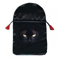 Bolsa Tarot Seda Negra 23 x 16 cm (Motivo Gato Negro)...