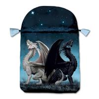 Bolsa Coleccion Tarot Dragones - Seda 23 x 16 cm...