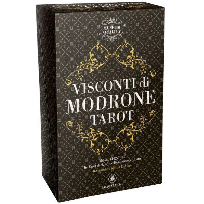 Tarot Visconti di Modrone (Impresion Oro y plata)(135x65mm)(IT,EN)- Mattia D Auge - Lo Scarabeo