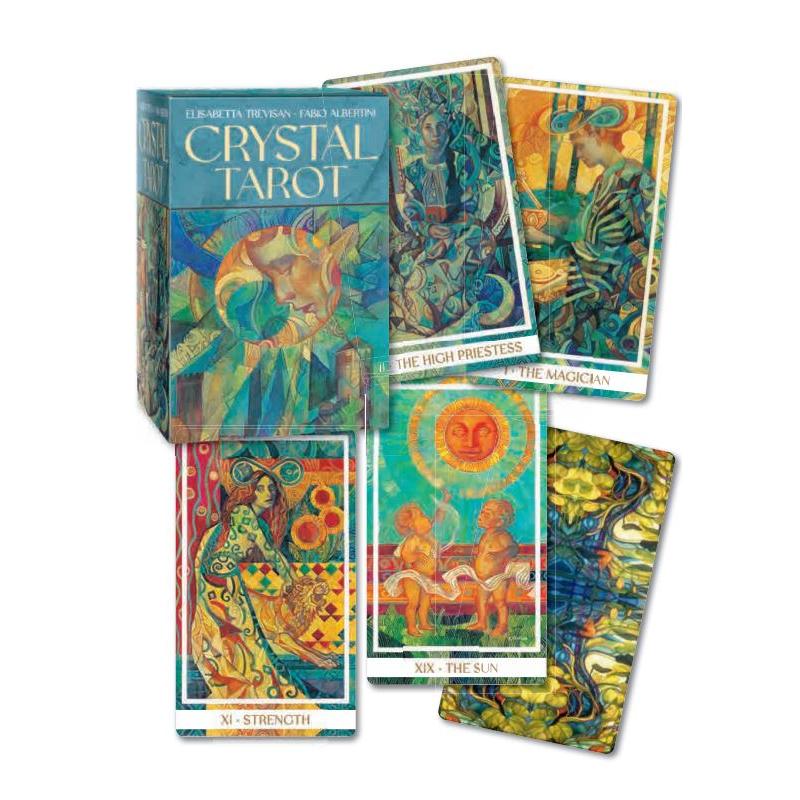 Tarot Crystal Tarot (EN) (2025) - Elisabetta Trevisan y Fabio Albertini - Lo Scarabeo