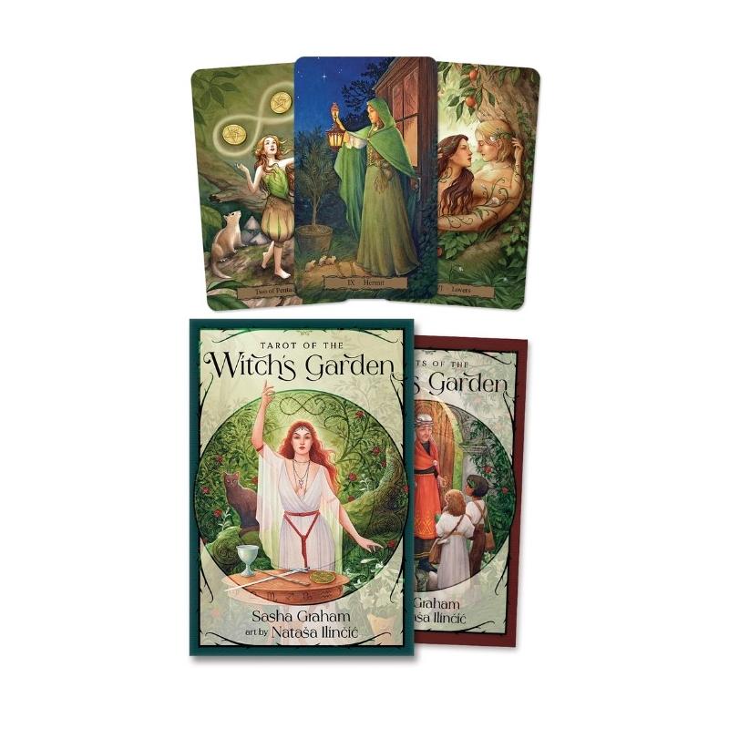 Tarot Of The Witchs Garden (EN) (2023) - Sasha Graham y Natasa Ilincic - Llewellyn