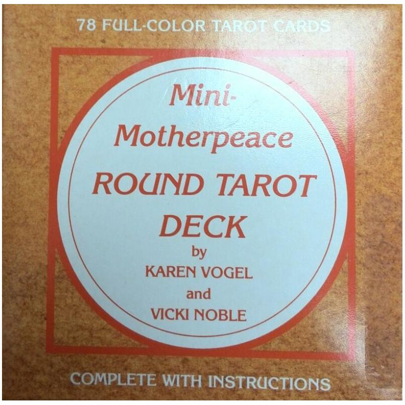 Tarot coleccion Mini Motherpeace Round Tarot Deck - Karen Vogel y Vicki Noble - (Mini) (Redondo) (1 EdiciÃÂ³n) (EN) (USG) (Naranja) 