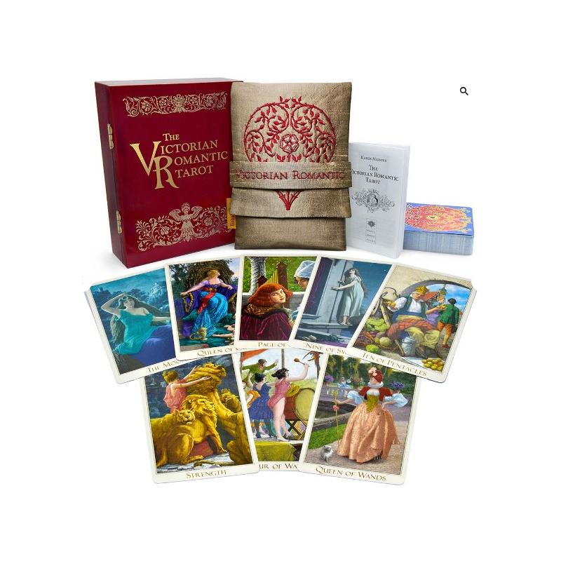 Tarot coleccion The Victorian Romantic Tarot (4th Edition) (Edicion Deluxe) (Trasera Color)  - Karen Mahony - Bababarock 