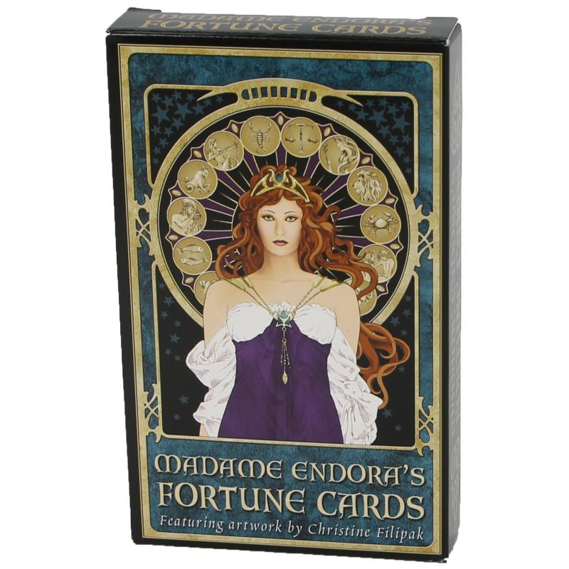 Tarot Madame Endora`s Fortune Cards - Christine Filipak & Joseph Vargo (48 Cartas) (Autografiado) (2003) (EN) (Mnlith)