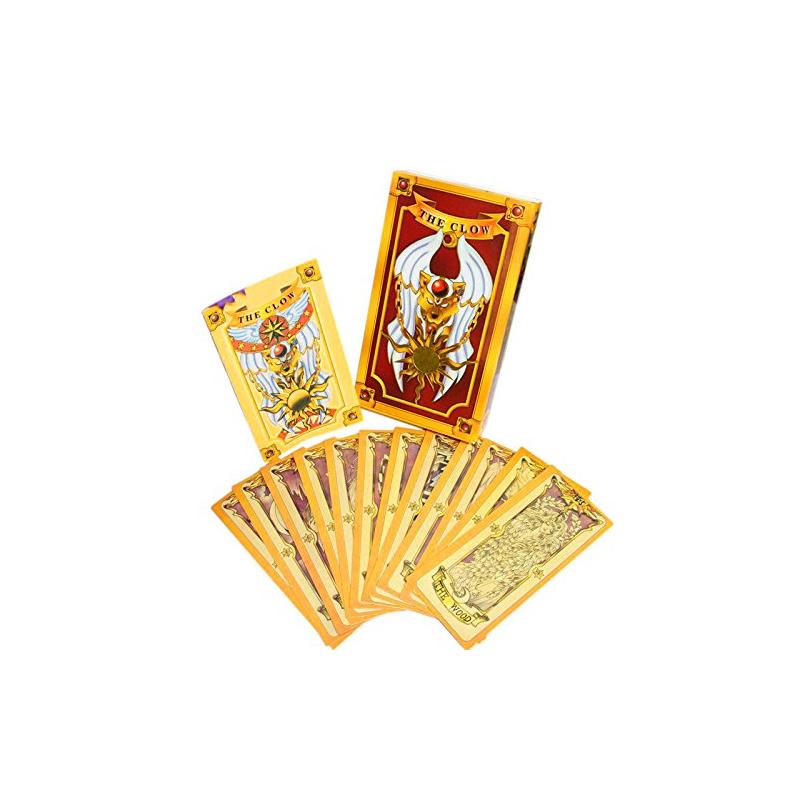 Tarot coleccion The Clow Sakura Kinomoto Anime (amarillo) (Oriental) (52 Cartas) 12, 7 x 5.5 cm