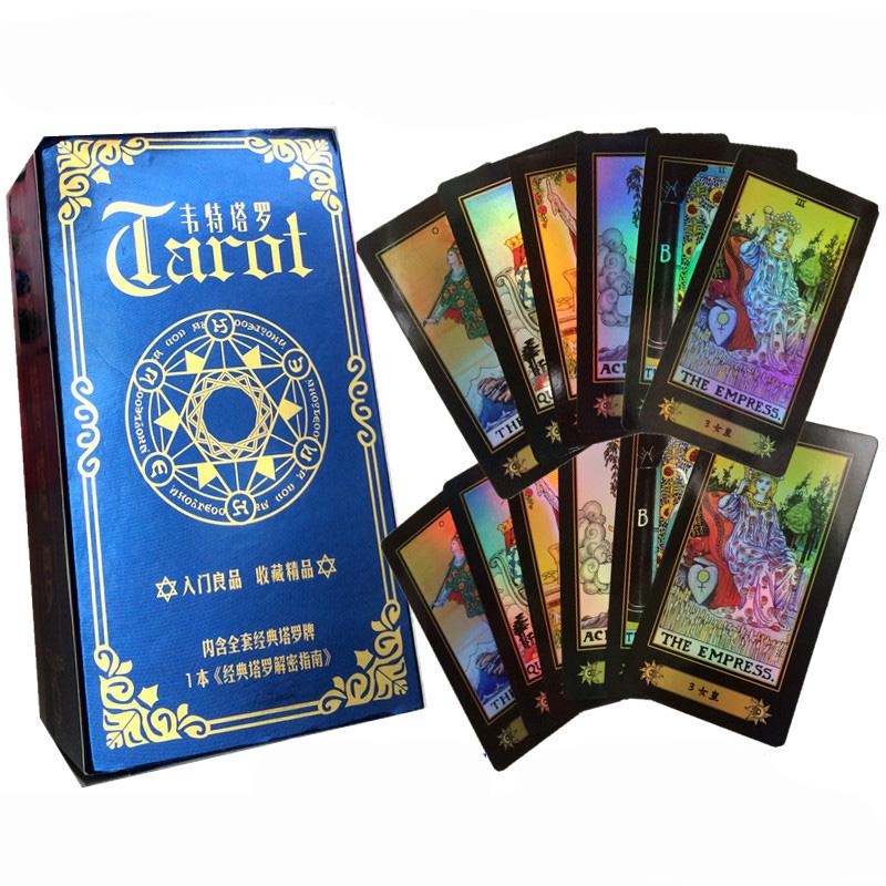 Tarot coleccion Rider Waite impresion Foil - Reproduccion China - (EN-CHINO) 2017 - 1017 