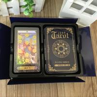 Tarot coleccion Rider Waite impresion Foil caja metal-...