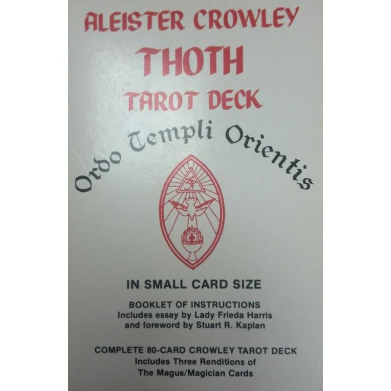 Tarot coleccion Aleister Crowley Thoth Tarot Deck - Ordo Templi Orientis (EN) (Medidas Cartas 70x110 mm) (Samuel Weiser)