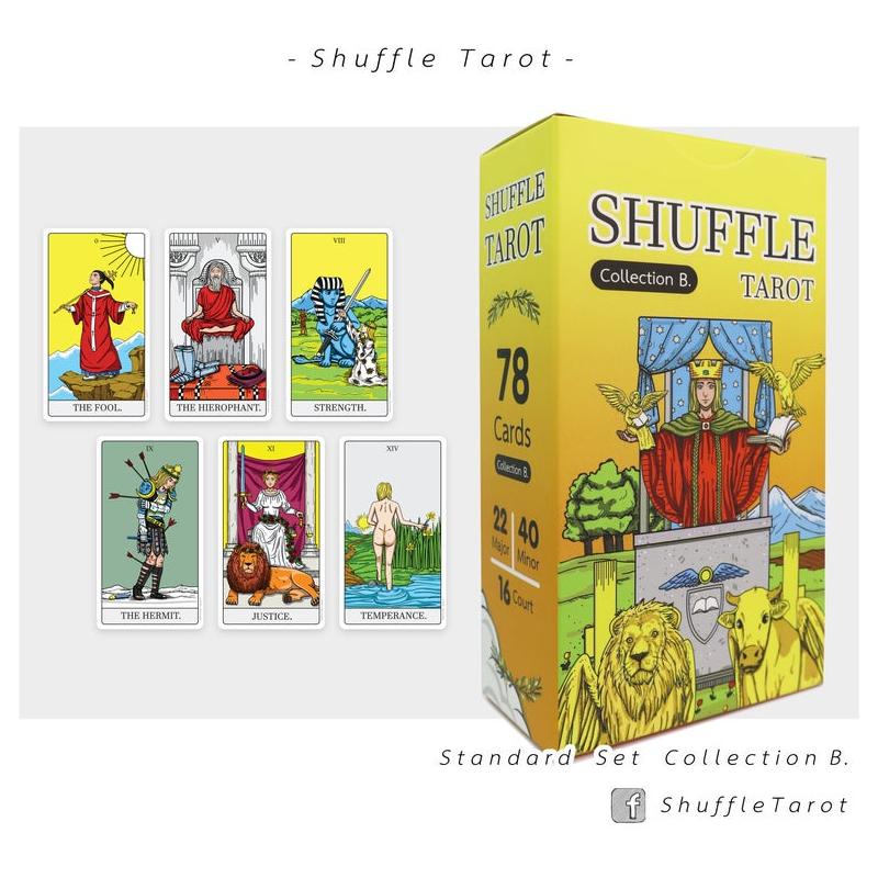 Tarot Coleccion Shuffle Tarot Colection B - Mate Hornumber, Oomsin Phumphat, Pettonza, Kiarana Singsamran (2020) (Praphats Boonburmroongsuk) (Estandar Edition) (EN)