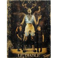 Tarot de Berlin Noir - XV-  Le Diable (El Diablo)  (Fn...