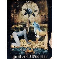 Tarot de Berlin Noir - XVIII - La Lune (La Luna)  (Fn...