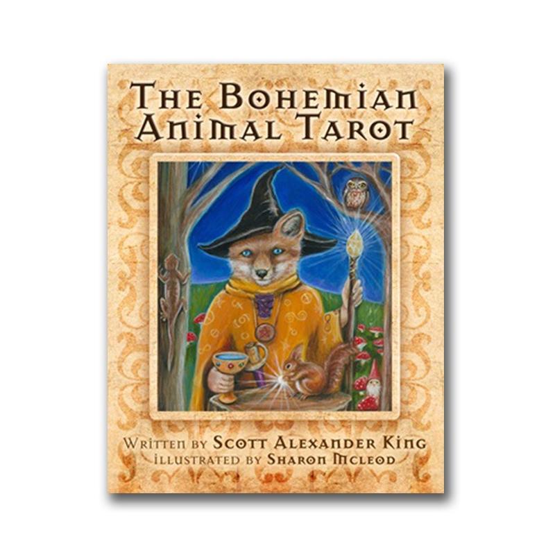 Tarot de coleccion The Bohemian Animal Tarot - Scott Alexander King & Sharon McLeod - 1era Edicion  (RPP) (2014) (EN)