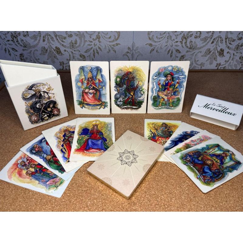 Tarot Coleccion Le Tarot Merveilleux (Franco Rossi  Flavia Gandini) (IT) (22 arcanos) (Edicion Limitada de 300 copias) 