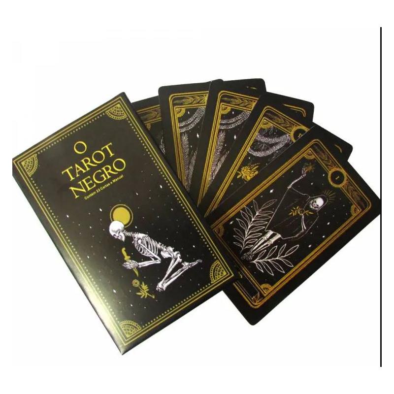 Tarot O Tarot Negro (PORT) (22 Arcanos) - Mandala Baralhos 