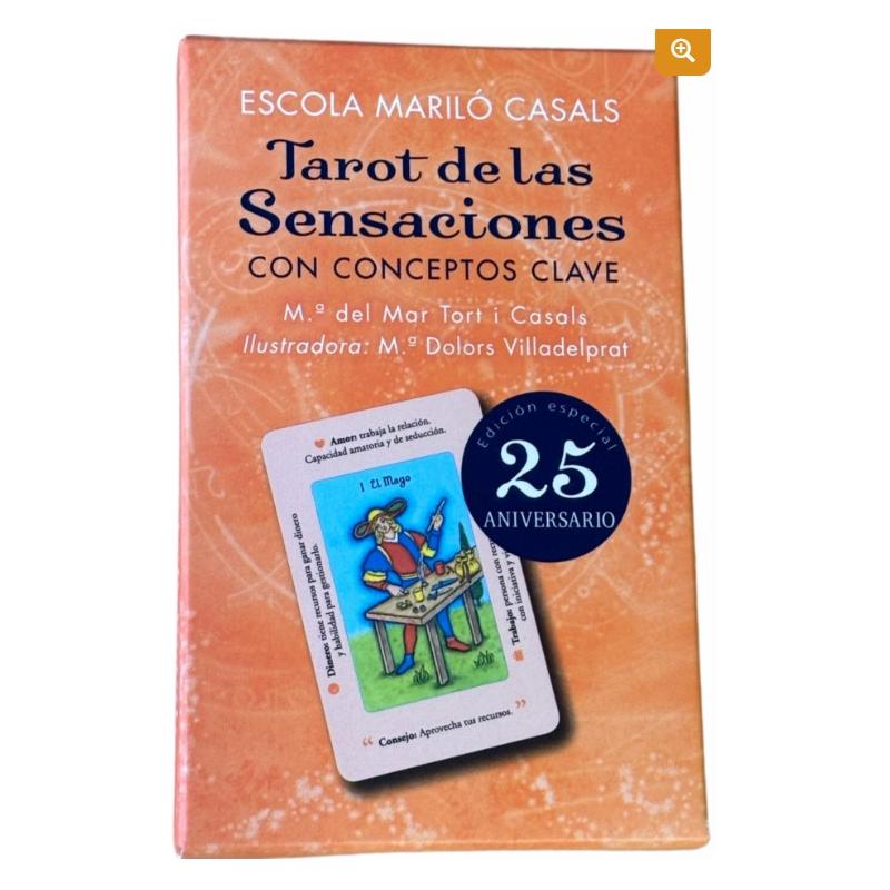 Tarot de las Sensaciones con conceptos clave (ES) - (22 arcanos) (2024)- M del Mar Tarot y M Dolors Villaderprat - Obelisco