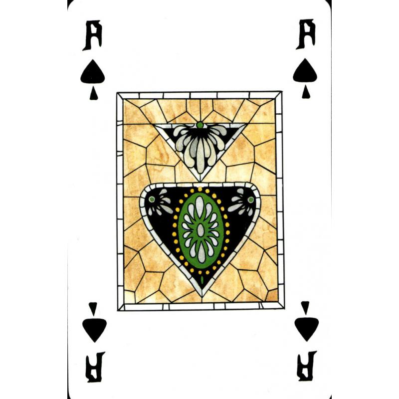 Cartas coleccion Poker Crystal Time Playing Cards - Violeta Monreal (2 mazos  de 55 cartas) (1994) (FOU)