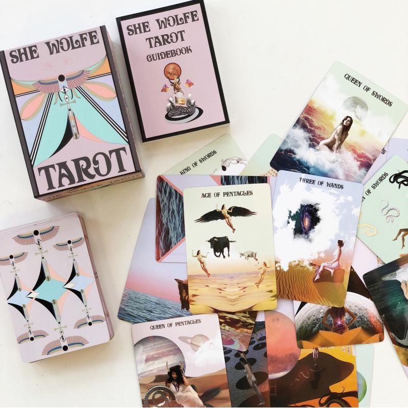 Tarot coleccion She Wolfe Tarot - Set (80 cards + Guidebook) 3th edition (2018) Serpentfire